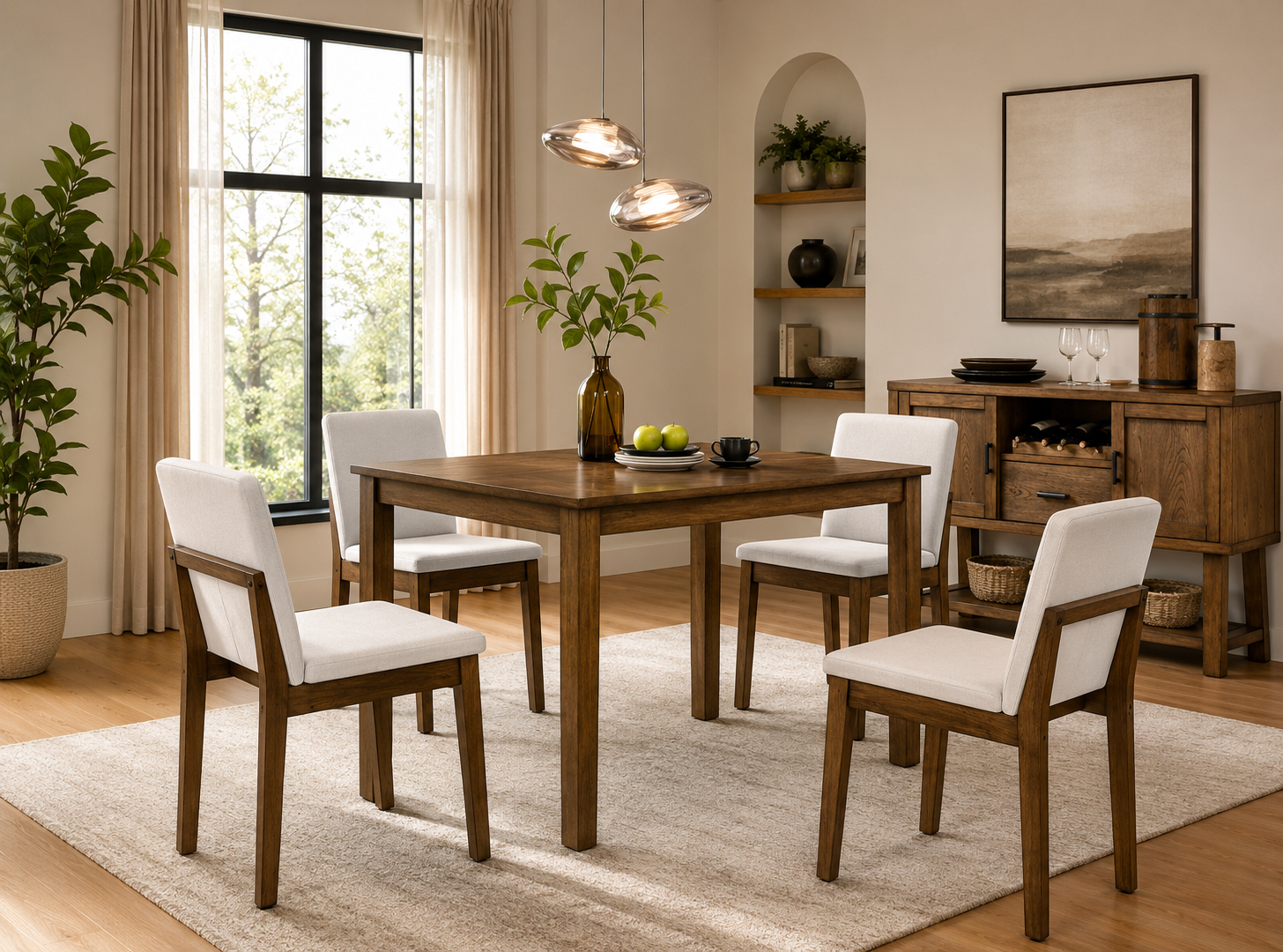 Modern 4-Piece Dining Set
