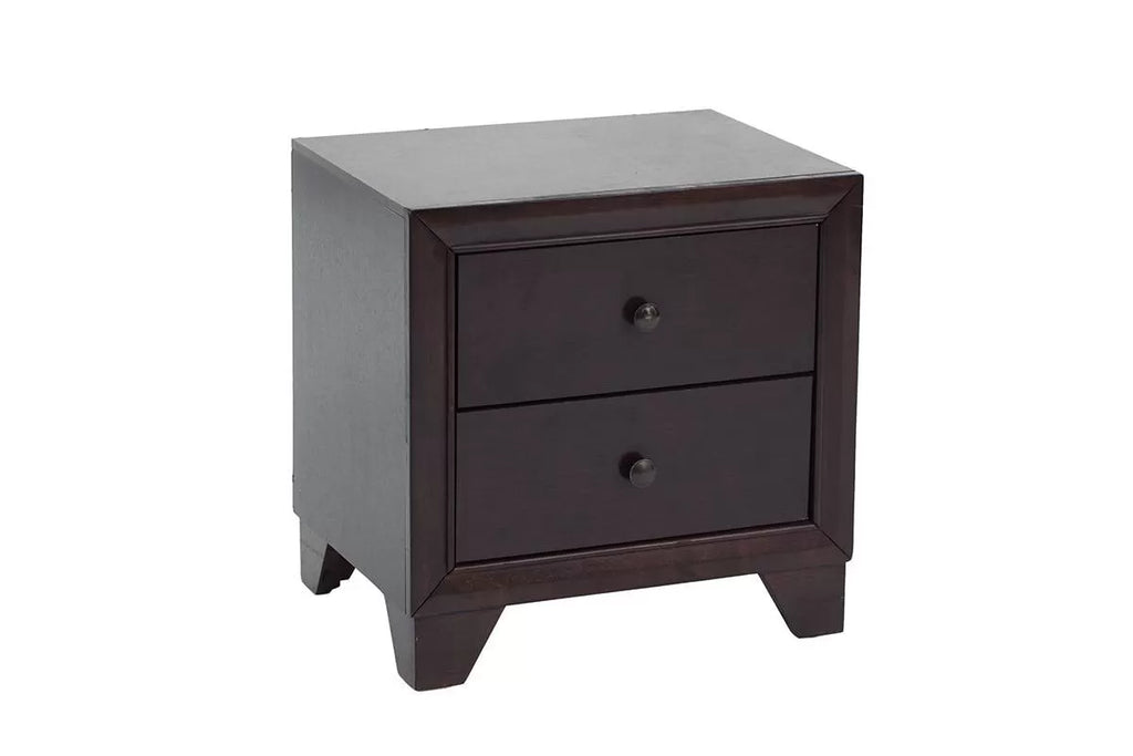Dark Wood Storage Bedroom Set