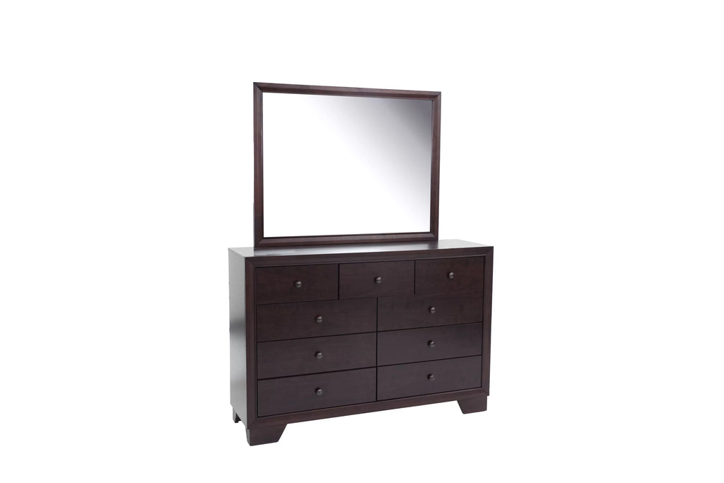 Dark Wood Storage Bedroom Set