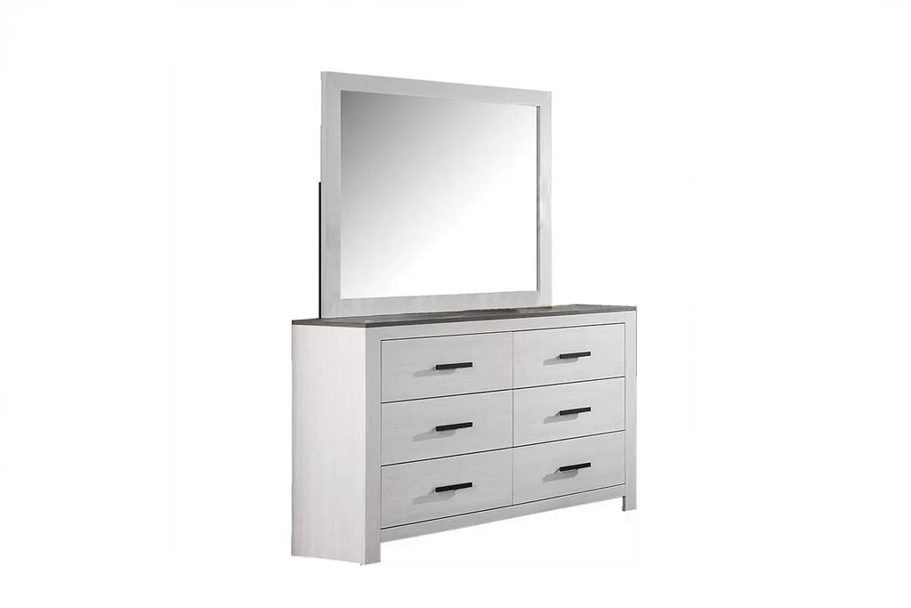White Modern Farmhouse Bedroom Set