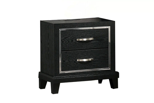 Black Bedroom Set + LED