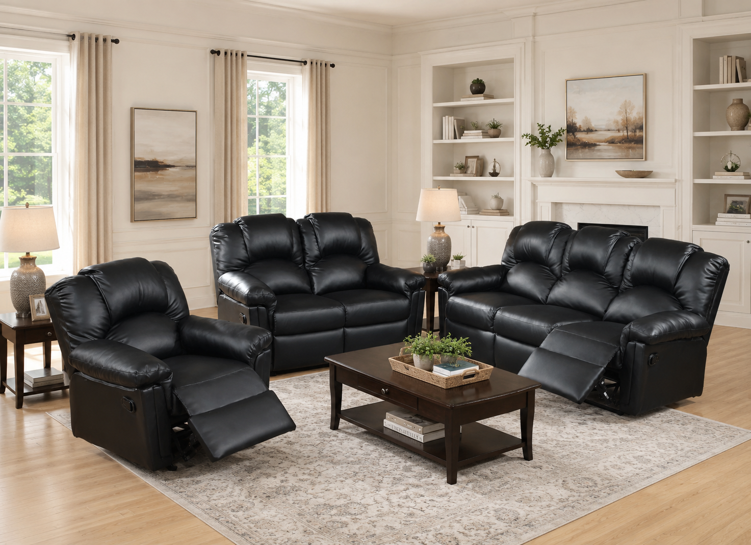 Reclining Sofa, Loveseat & Recliner Set
