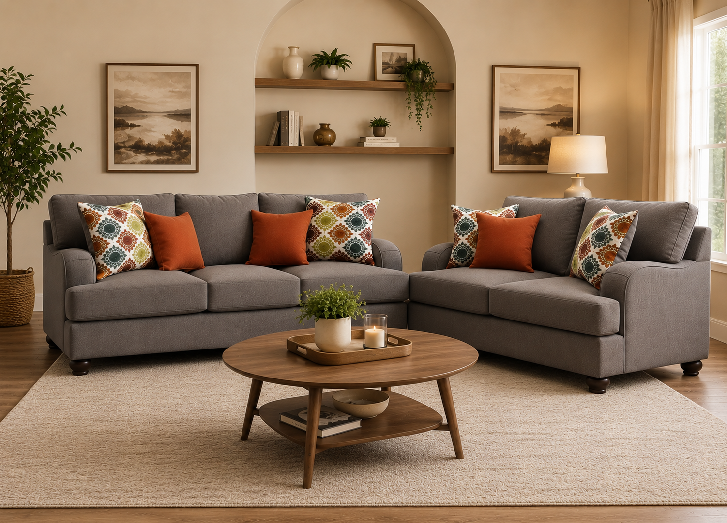 Magnolia Sofa & Loveseat Set