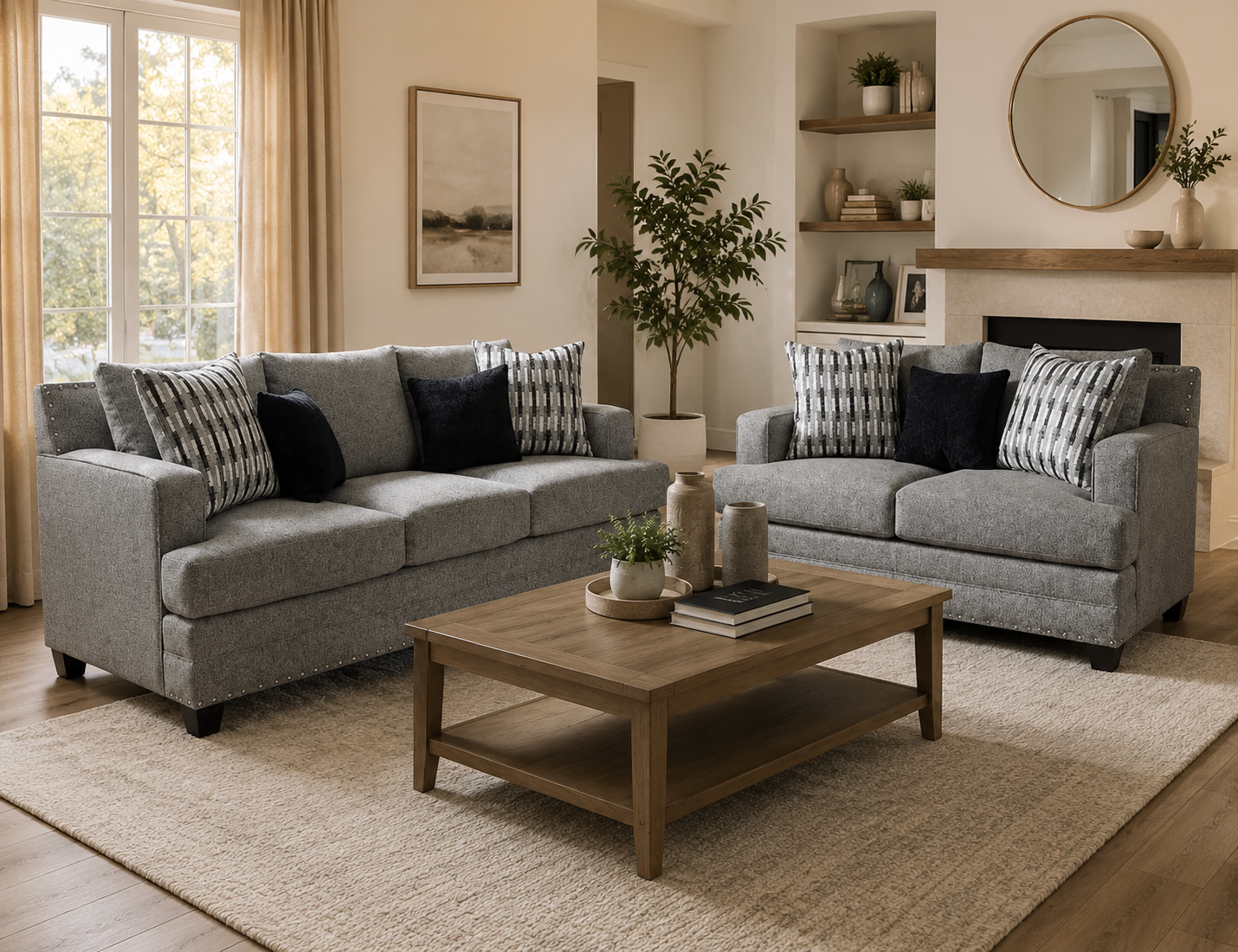 Maximus Sofa & Loveseat Set