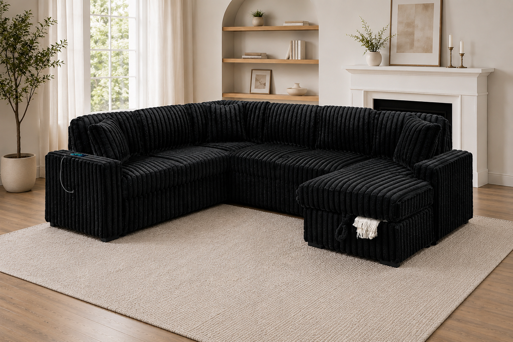 Convertible 4 Piece Sectional