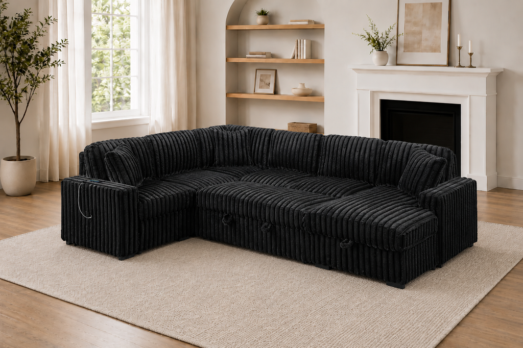 Convertible 4 Piece Sectional