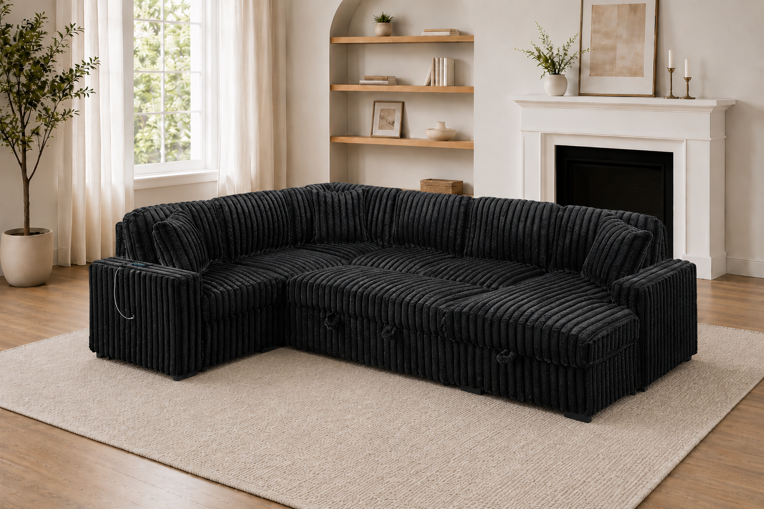 Convertible 4 Piece Sectional
