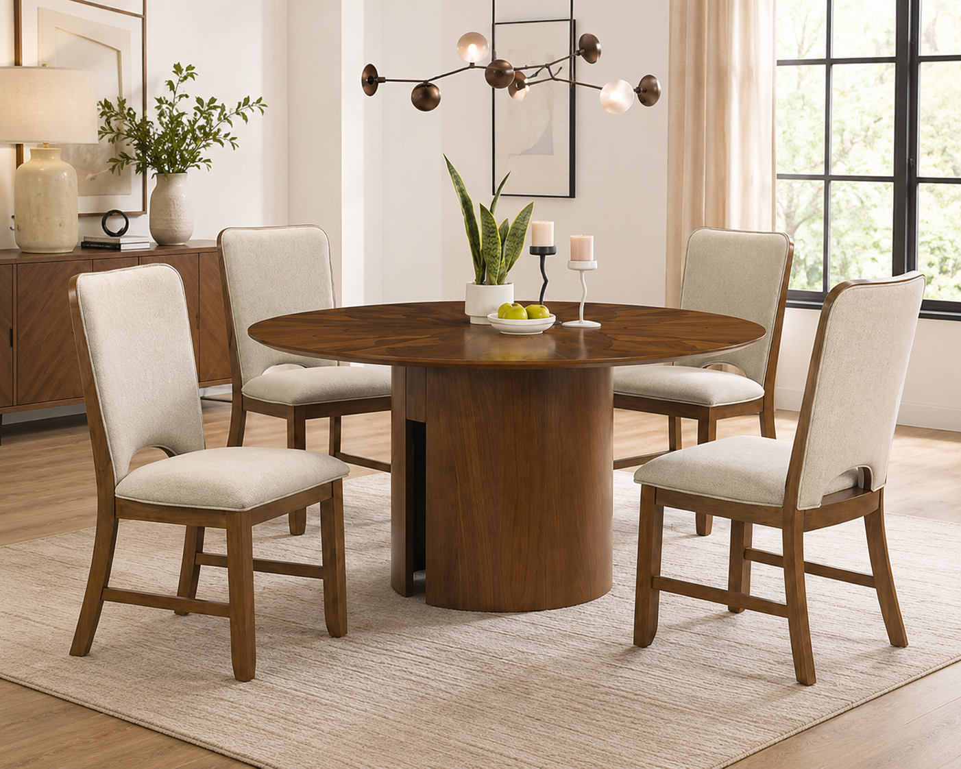 Shari Round Dining Set